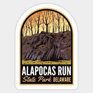 Alapocas Run State Park Delaware Sticker